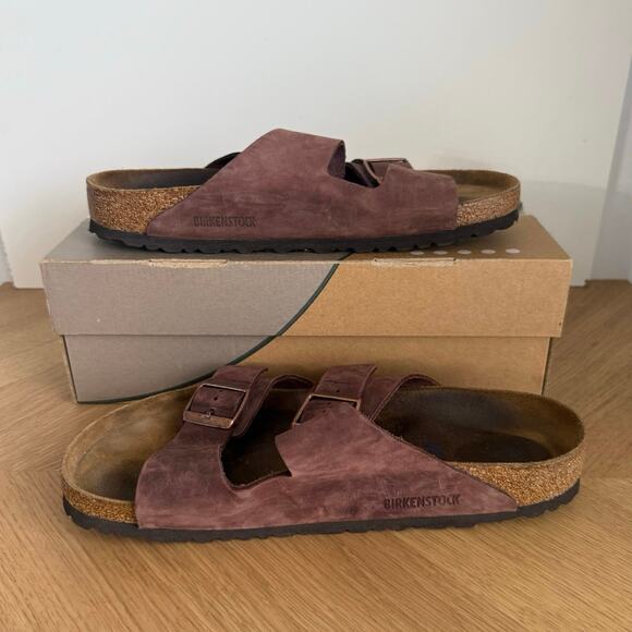 Birkenstock Arizona Suede Leather Men Sandals-  SZ 10